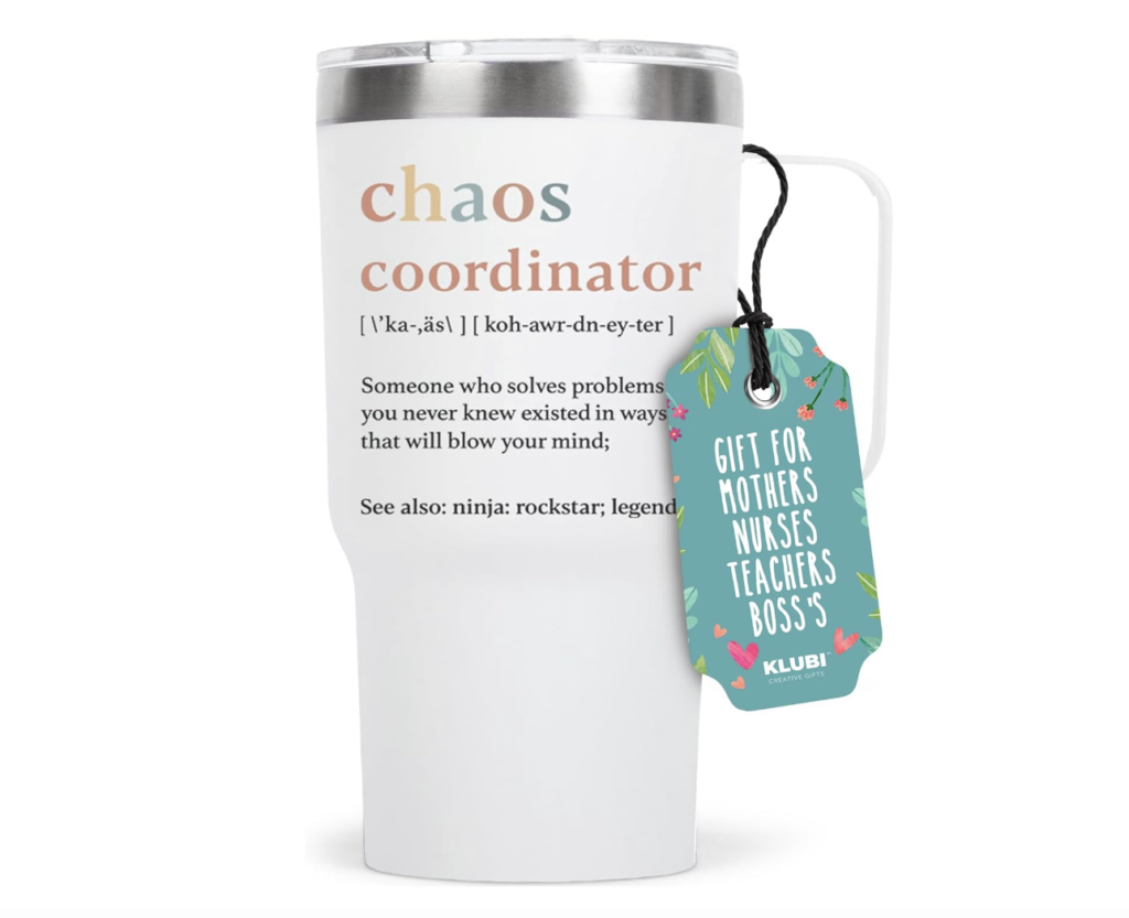 Chaos Coordinator Tumbler Mug, best gift ideas for nurses